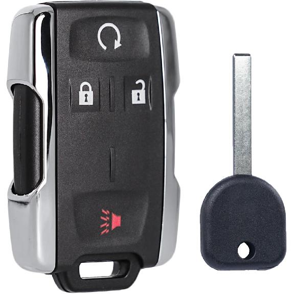 Key Fob Remote Replacement Fits for Chevy Silverado Colorado GMC Canyon Sierra 1500 2500 3500 2014-2021 M3N-32337100 315mhz with Uncut Transponder