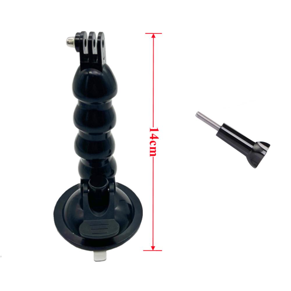 Windshield Suction Cup Car Mount Bracket Flex Clamp Arm For GoPro Hero 12 11 10 9 8 DJI Mount for Smartphone Action 3 4 Camera