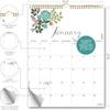 S&O Twelve Flowers 18 Month Wall Calendar 2026-2027 for Home - Tear-Off Monthly Calendar January 2026-June 2027 - Academic Wall Calendar - Hanging