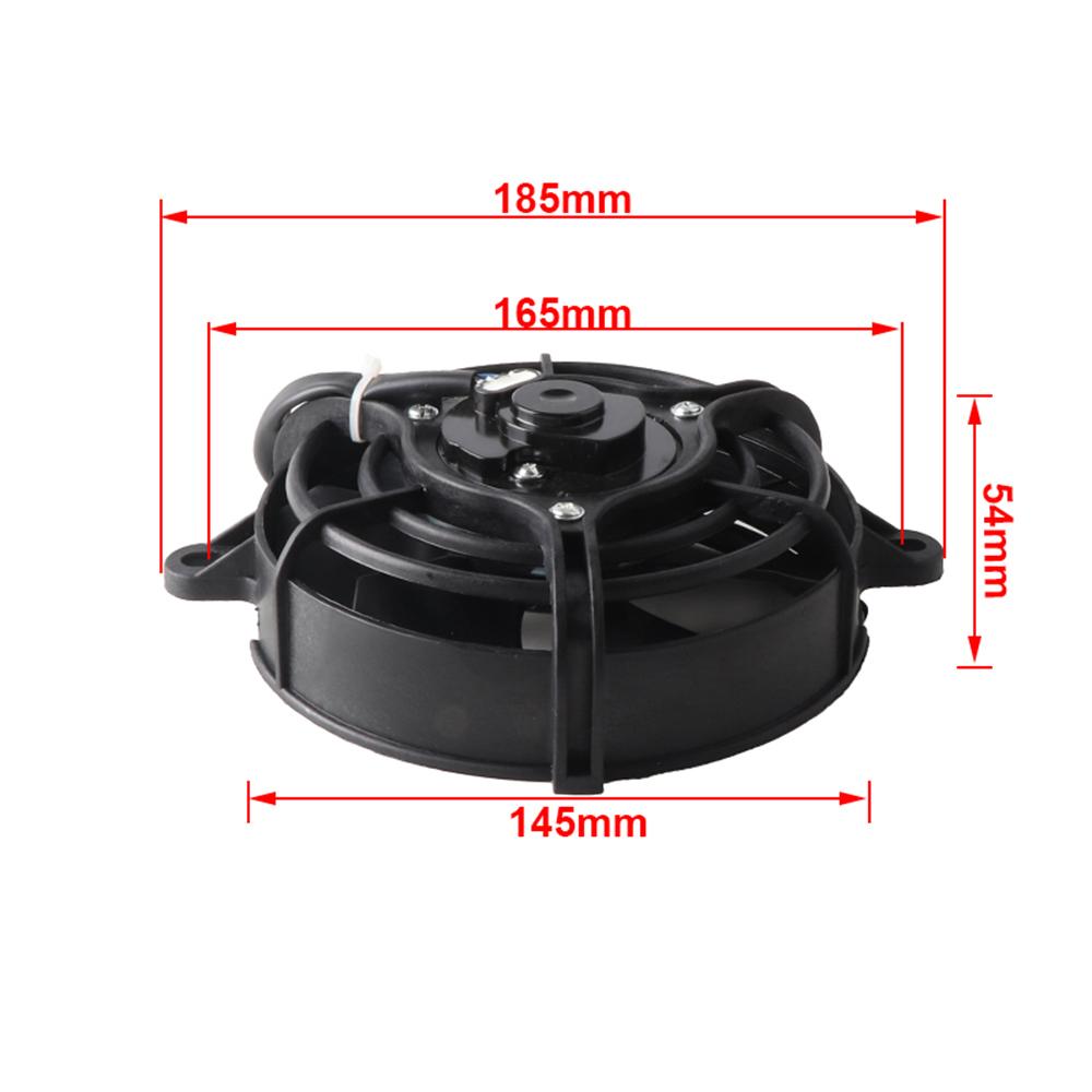 ATV Water Cooling Engine Cooler Radiator Cooling With 12V Fan For 150cc 200cc 250cc Motocross Quad Dirt Bike UTV Buggy Parts