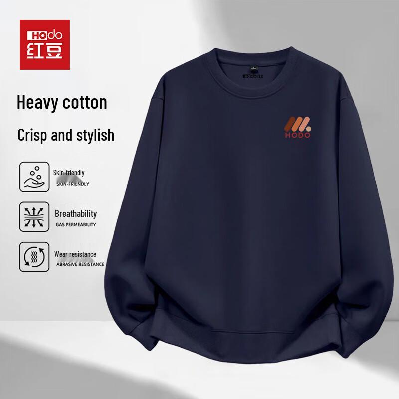

Hodo Men s Heavyweight Knit Round Neck Sweatshirt 4XL