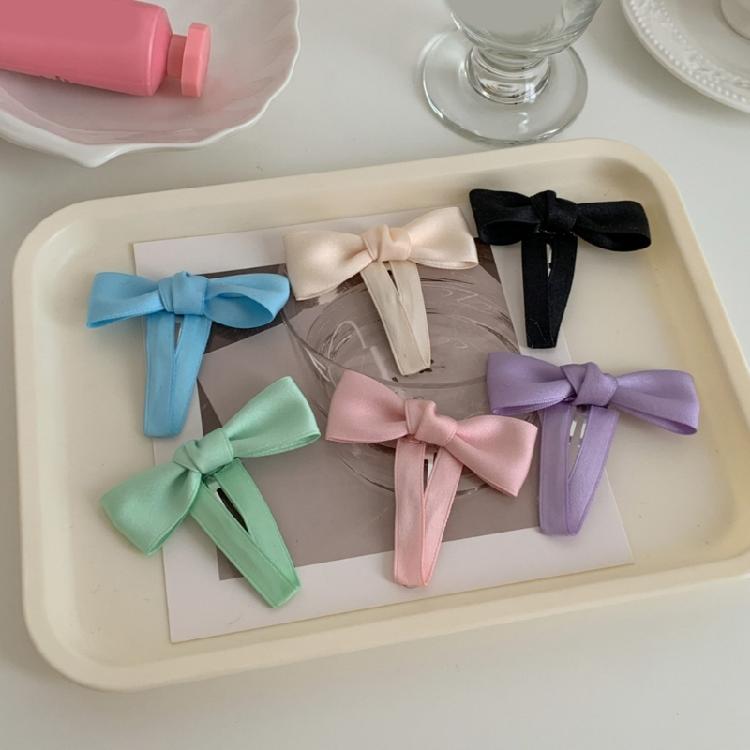 Bow Bowknot Hair Clip Y2K Style Hairpin Sweet Balletcore Bunches Hair Clips
