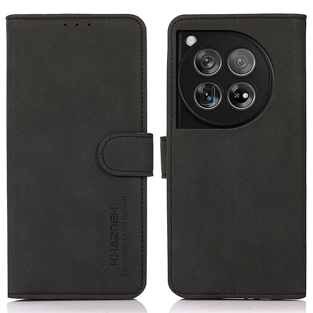 KHAZNEH For OnePlus 12 5G Wallet Phone Case Leather Protective Sleeve