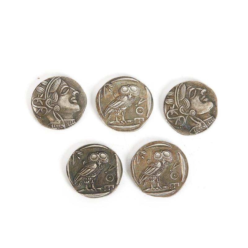 Vintage antike griechische Gedenkmünzensammlung, Heimdekoration, Geschenk, Kunsthandwerk