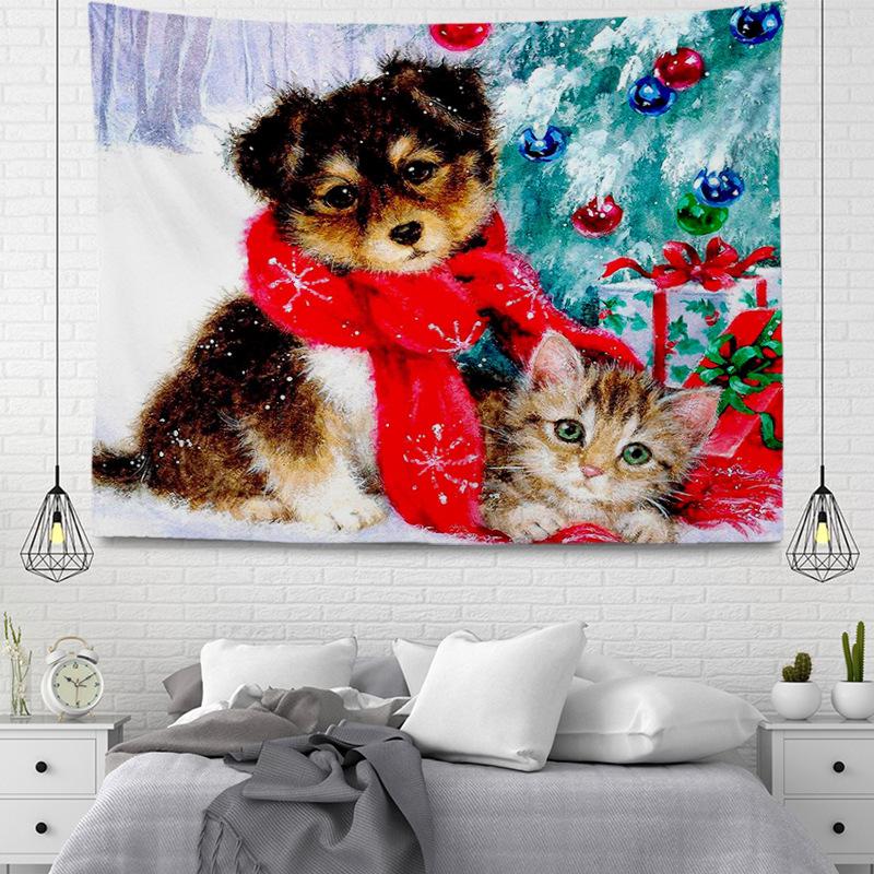 Рождественская серия Подвесной тканевый гобелен 100x75cm — фото 12