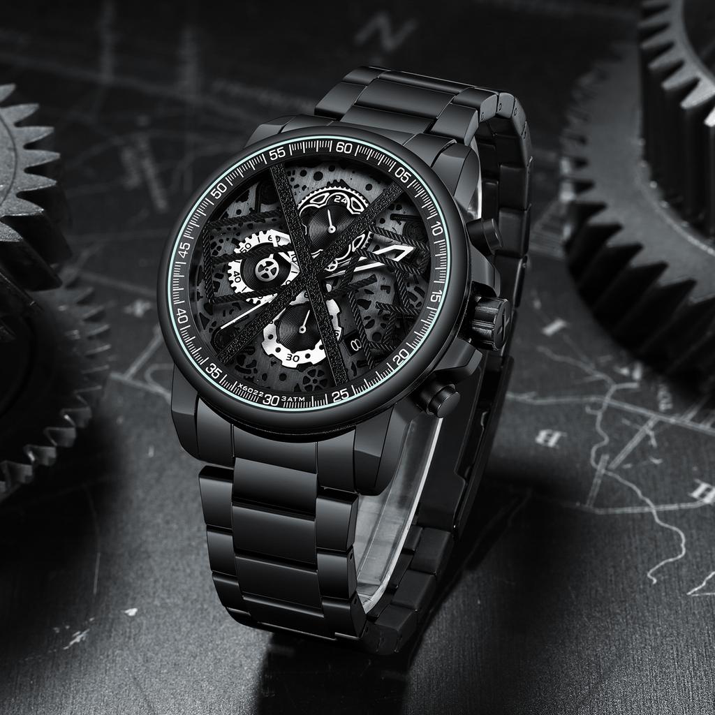 Fashion Business Men's watch Quartz Watch Sports Watch Men's Stainless Steel watch Fashion Men's watch Casual watch