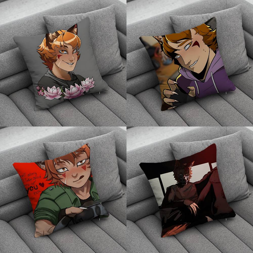 With You RRen 14 DDays Print Pattern Sofa Cushion Cover Pillowcase Home Party Car Bedding