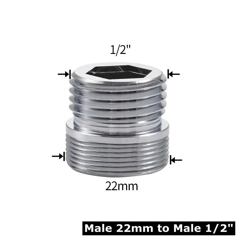 

Water Faucet Coupler Alloy Thread Connector M16 18 20 22 24 To M22 Conversion Tap Adapter Kitchen Water Filter Connector