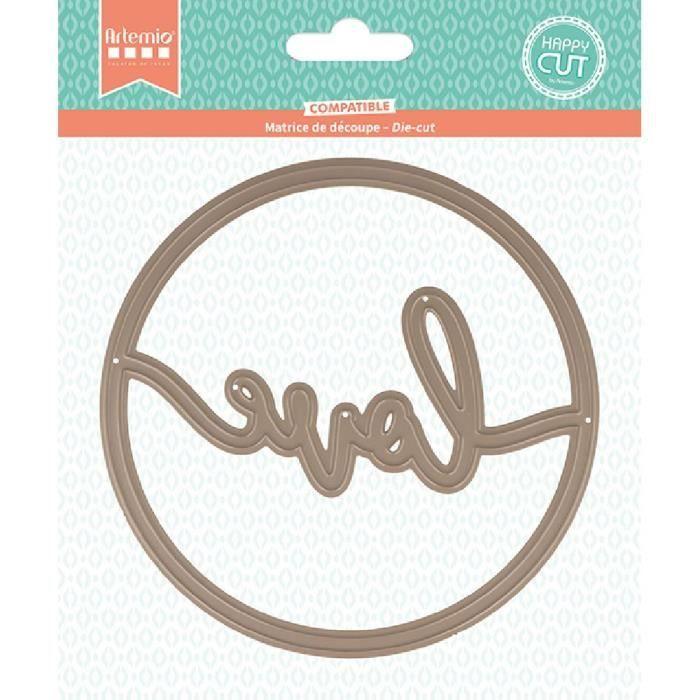 Outil de découpe et de gaufrage - ARTEMIO - Dies 'On se marie - cercle love' - Mixte - Adulte
