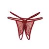 Thin Belt Lace Flower Panties Transaprent Traceless Briefs Fashion Women Mesh Thong  Underwear