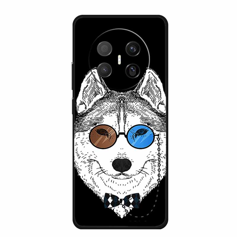 Black Silicone Case For Huawei Mate 70 Air 2025 Case Cartoon Cat Soft Back Cover For Huawei Mate 70 Air Phone Case Funda Coque