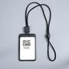 2D ID Card with A Double-Sided Display and Lanyard, Featuring A Retractable Badge Holder, Suitable for Employee Identification, Work Badges