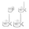 Aquarium Diffuser Glass CO2 System Kit Bubble Counter for Aquatic Water Plants and Fish Tanks