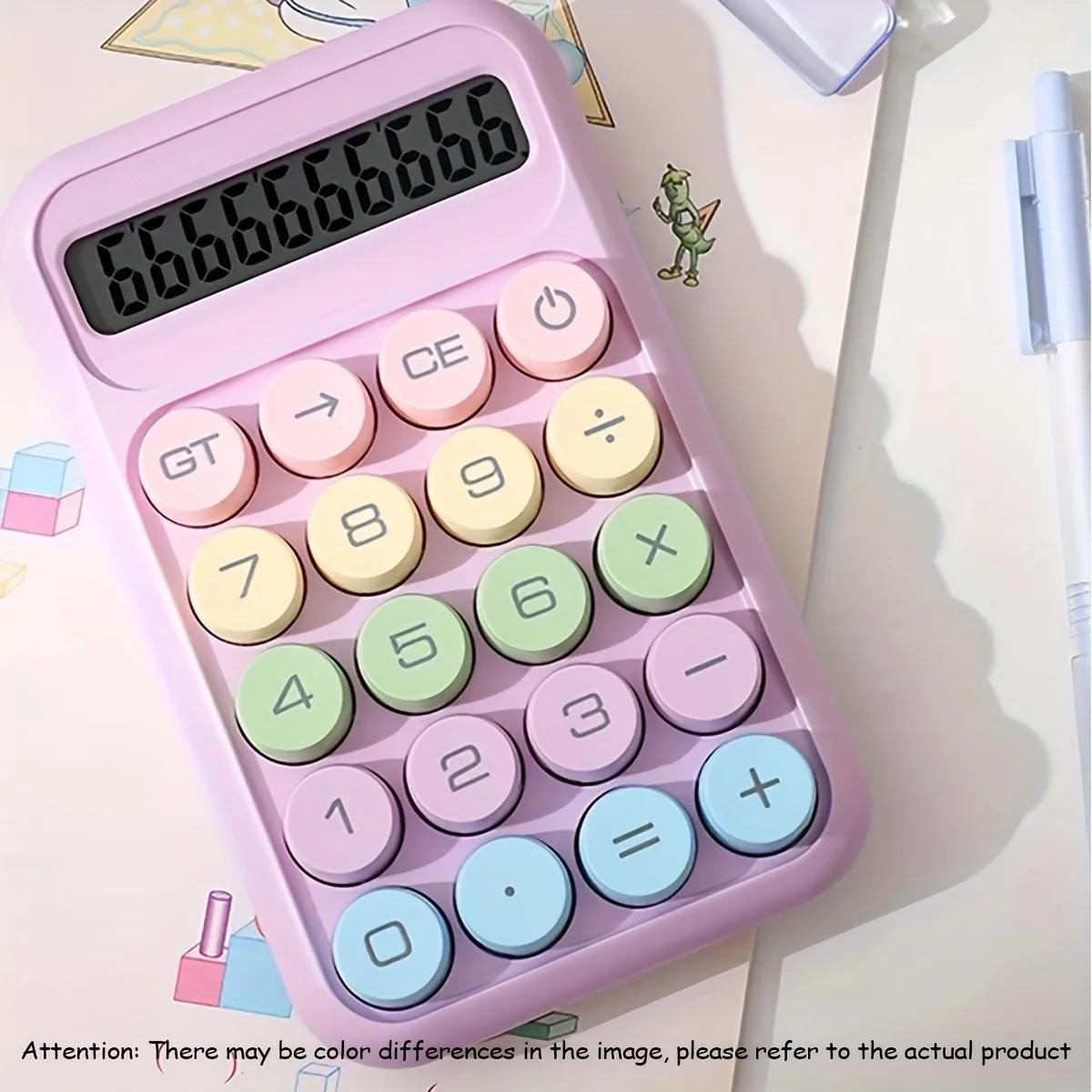 

Color high-precision12bitdesktopcalculatorlargedisplayscreenandlargemechanicalbuttons-isverysuitableforstudentsand office work. фиолетовый