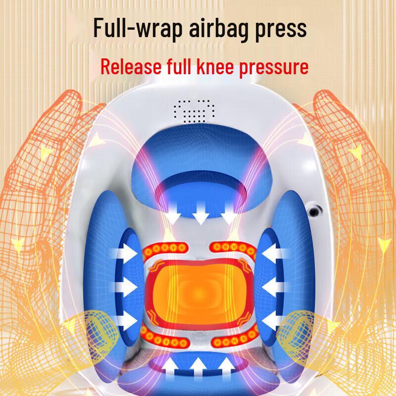 HEZHENG Heated Knee Massager with Air Compression