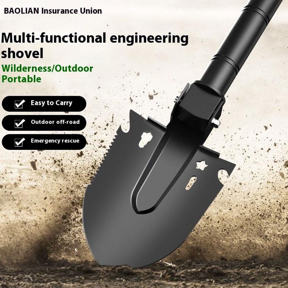 Universal Engineering Shovel Portable Folding Camping Shovel Survival Digging Tool Outdoor Garden Beach Military Shovel