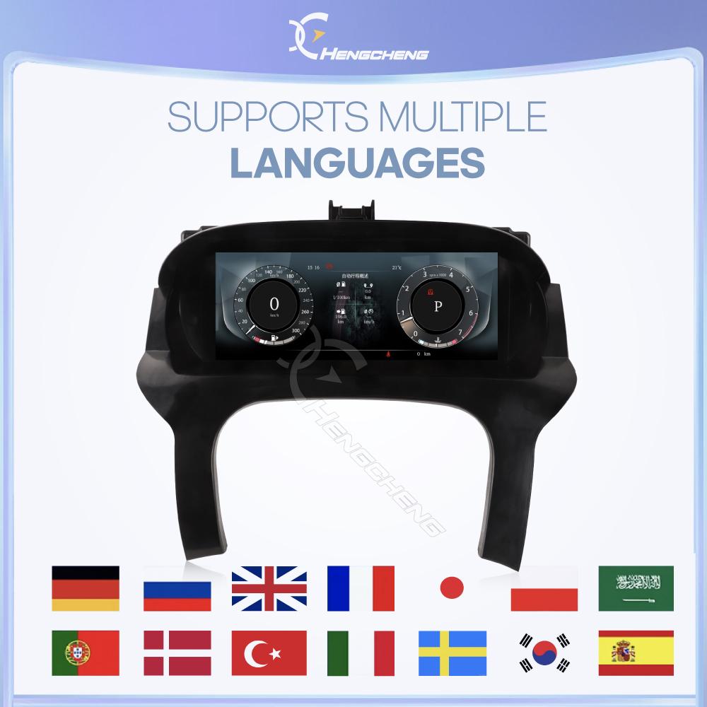 For Land Rover Evoque 2012-2019 Carplay Car Digital Cluster LCD Dashboard PlayerCockpit Virtual Instrument