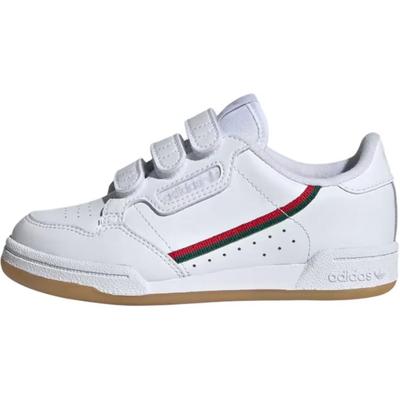 Originals Continental 80 Leder Bequem Vielseitig Langlebig Rutschfest Low-Top Trainingsschuhe Kinder Sneaker Weiß EF3062