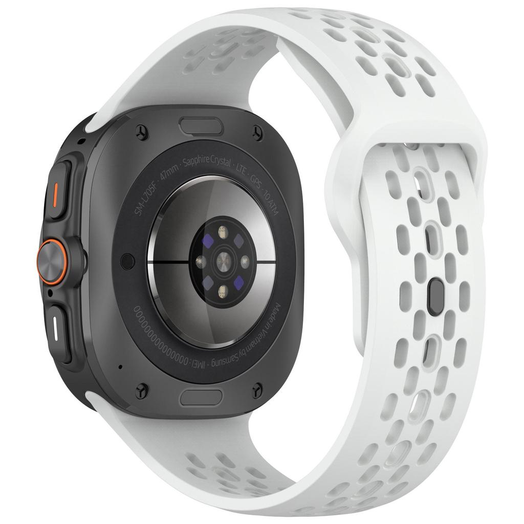 Soft Silicone Band for Samsung Galaxy Watch Ultra 2025 Sports Loop Strap Gaps Bracelet for Galaxy Watch 47mm Ultra Accessories