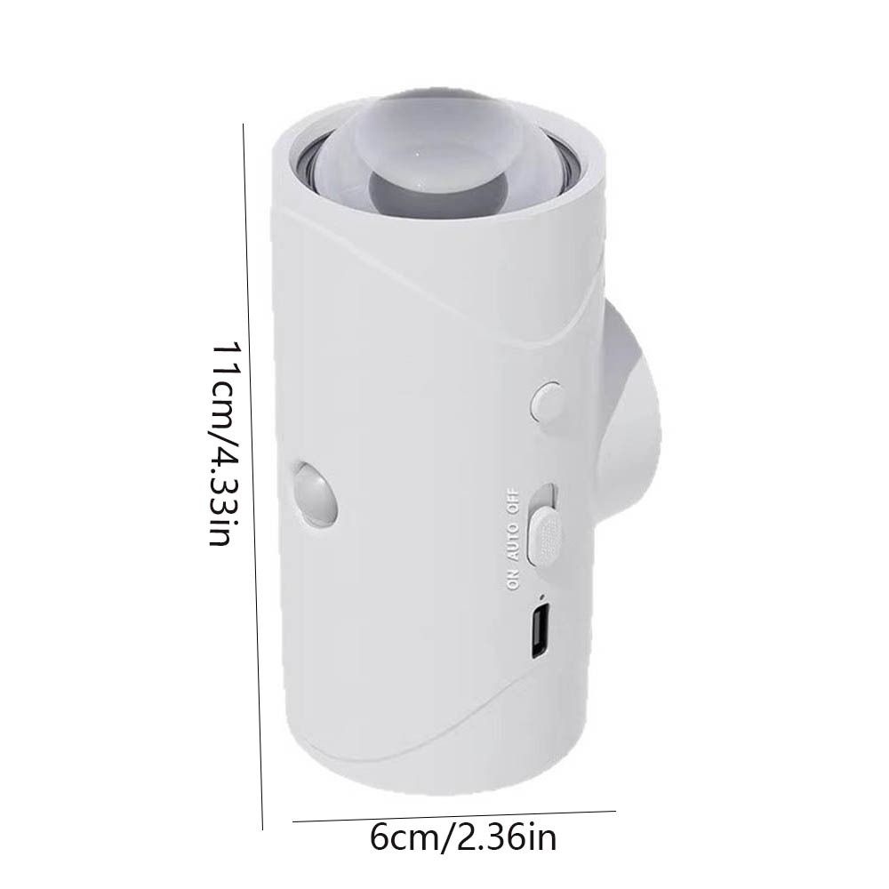 Dimmable Wall Lamp Rechargeable RGB Gradient Ambient Light Smart Magnetic Step Lamp  Bedroom