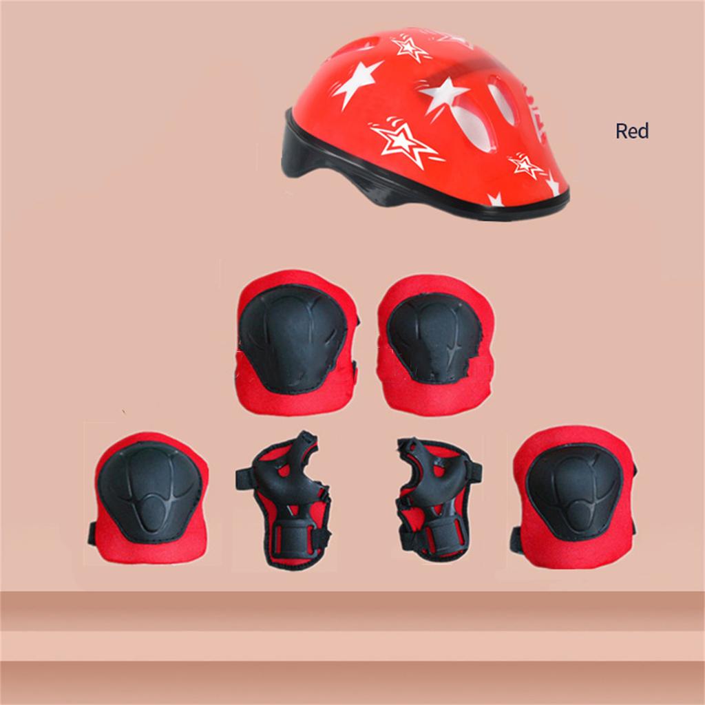 Set Protezioni Completo 7 Pezzi Per Adulti – Casco, Ginocchiere, Gomitiere E Polsiere Per Ciclismo, Skateboard E Pattinaggio