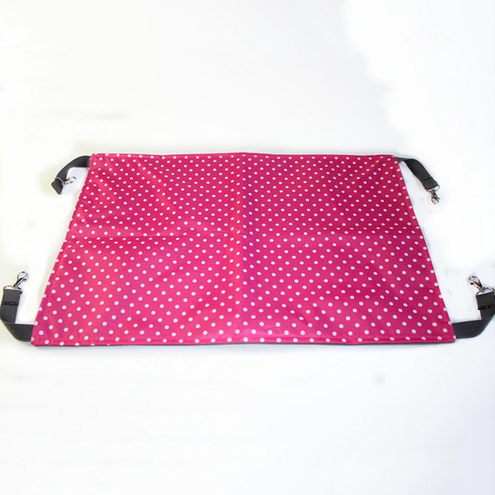 Waterproof Cat Hammock Sleeping Bed Hanging Cushion Mat for Pet Supplies(Rose Red 53*36cm)