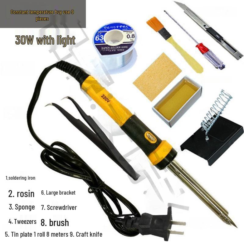 Electric Soldering Iron Kit: Household Student Solder Gun & Constant Temp Welding Pen