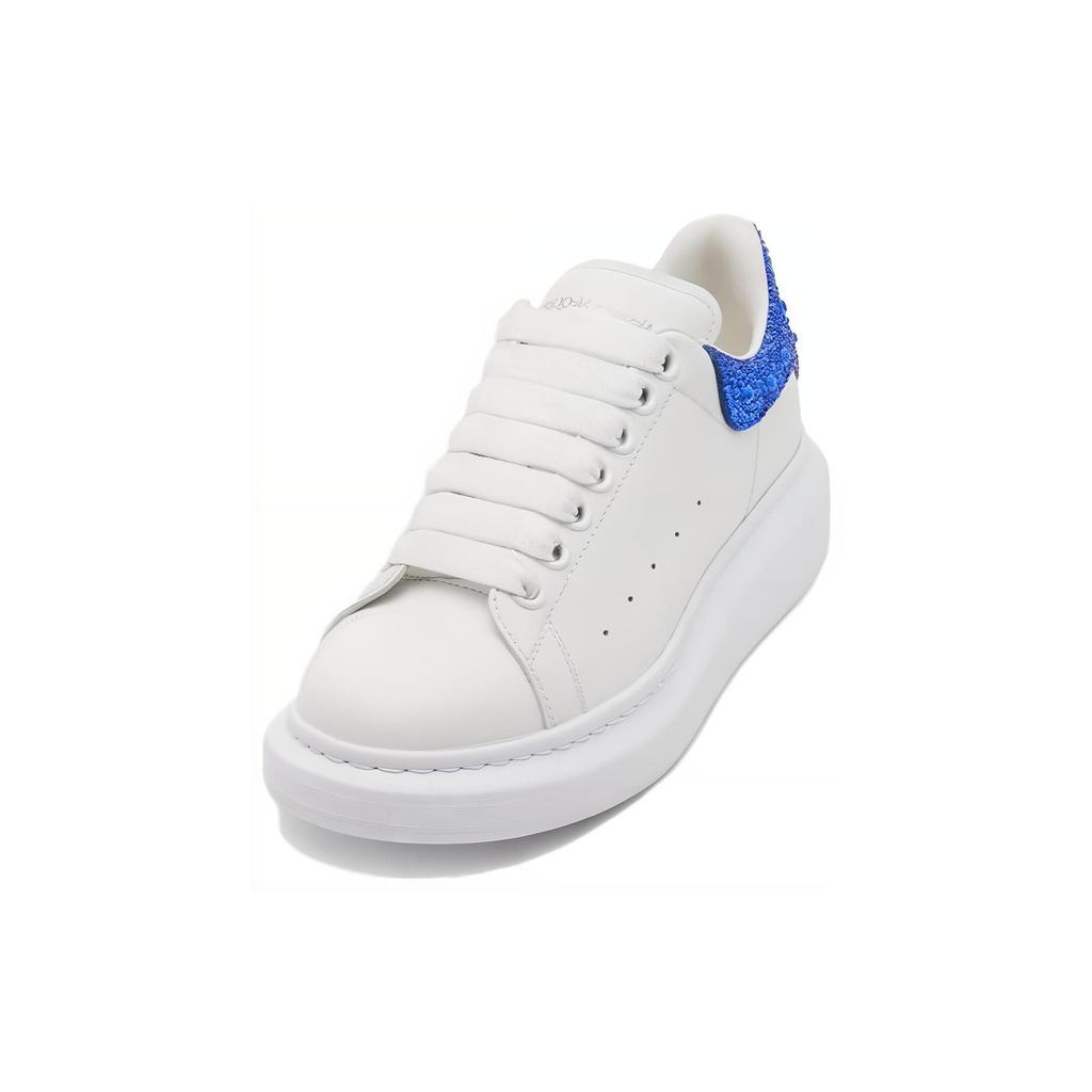 Alexander Mcqueen Oversized White Ultramarine Crystal Women's 718243WIE999407