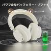 ATTACK SHARK G500 Wireless Headphones with Up to 30 Hours of Music Active Noise Earphones Bluetooth Audio Support 3D Beige BT5.3 Over-Ear Bluetooth,