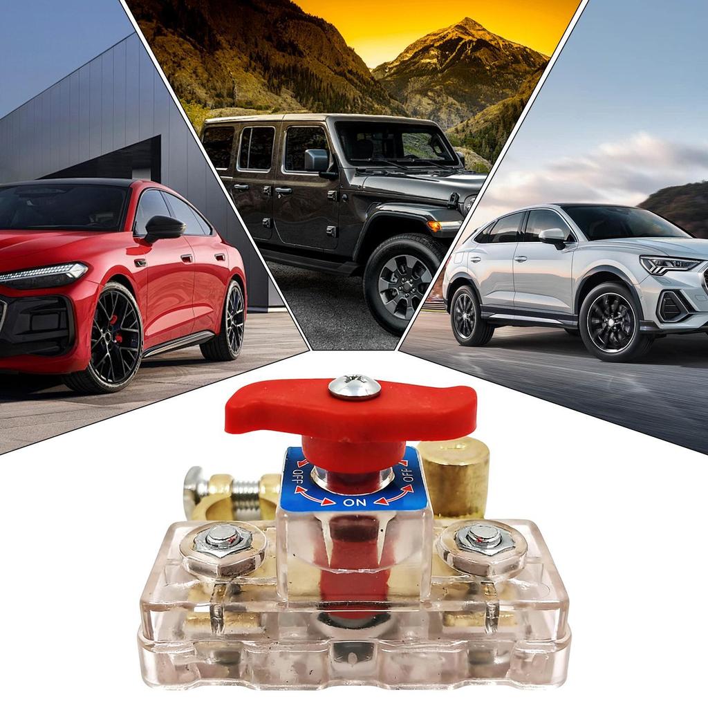 Car Battery Disconnect Button Battery Management Knob Automotive Power Control Knob For Garage Workshop Vehicle Sedan RV SUV