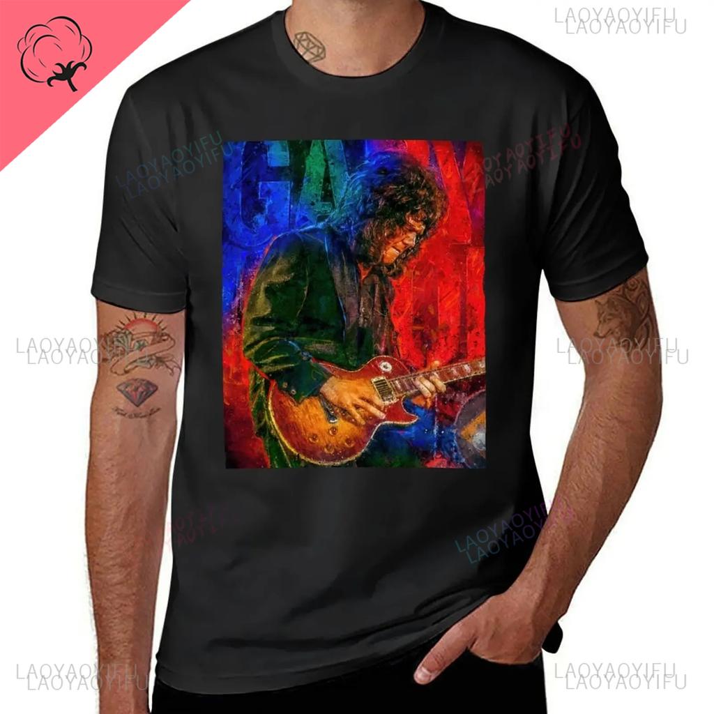 Gary Moore Wild Frontier87 Fashionable Street Casual Trend Comfortable Summer Allpurpose Tshirt for Men and Women