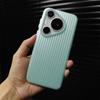Stylish Business Luggage Case For HUAWEI Pura 70 Ultra 70 pro Plus Luxury Plating Wave Transparent Hard PC Back Cover Fundas