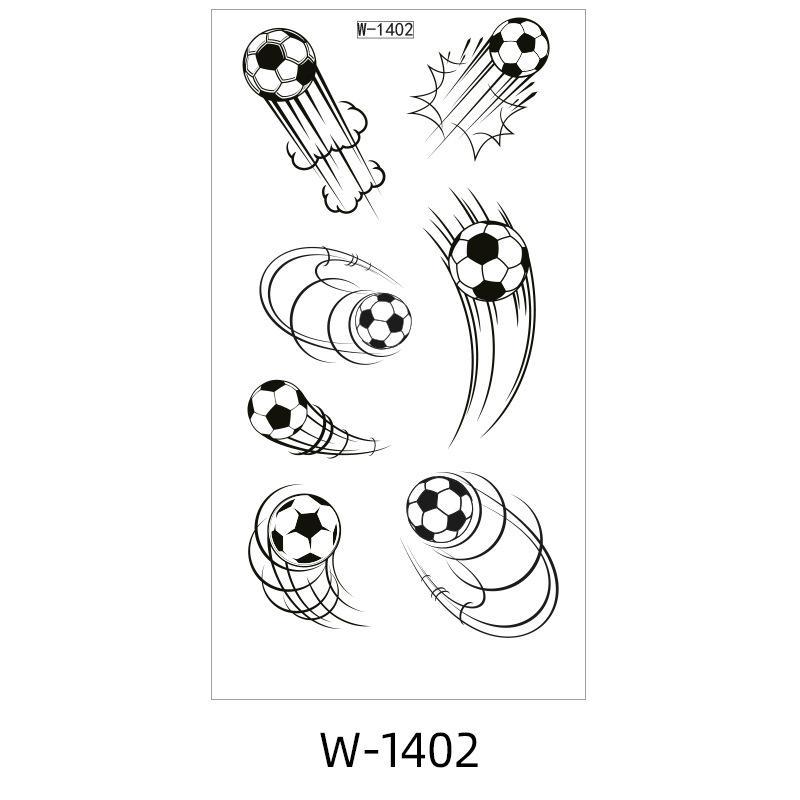 Tattoo Sticker Waterproof World Cup Football Sports Children'S Cartoon Cute Temporary Tattoo Sticker