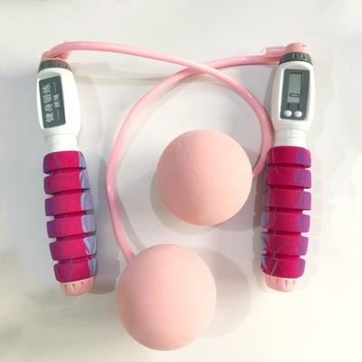 Seilloses Springseil Digitales Kabelloses Intelligentes Professionelles Trainingsseil ohne Seil für Fittness Rosa
