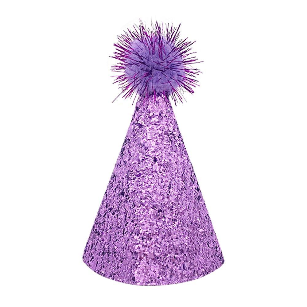 Decorative Dog Sparkling Hat Foldable Cat Headgear Pets Accessories Pet Birthday Hat  For Dogs Cats