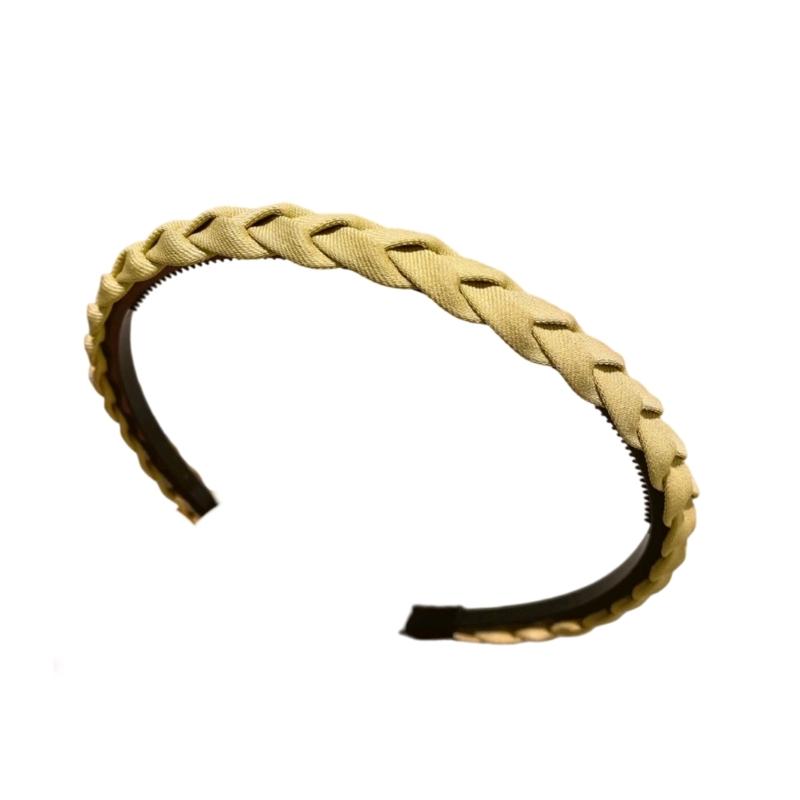 Secure Teeth Grip Hairband With Braided Design For Daily Skincare Workouts And Makeup Flyaway Control Stay In Place