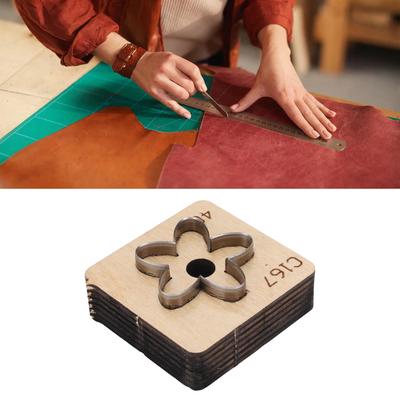 Matriță de tăiat piele în formă de floare Metal Cutter pentru Artizanat din Piele Matriță de perforat Instrument pentru Artă și Meșteșuguri