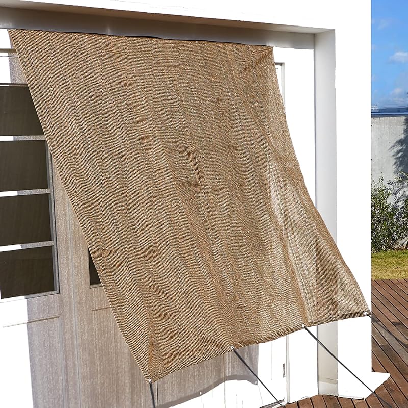 

Astro sunshade 2×2m brown With eyelet hole and string Sunshade/blindfold Good ventilation 608-10
