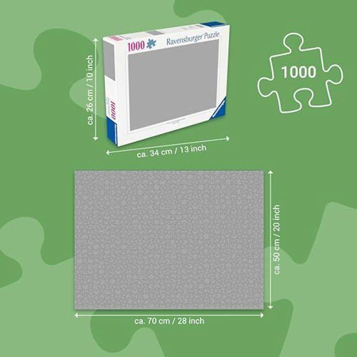 Puzzle - ravensburger - fleurs du jardin - 1000 pièces - multicolore - 70 x 50 cm