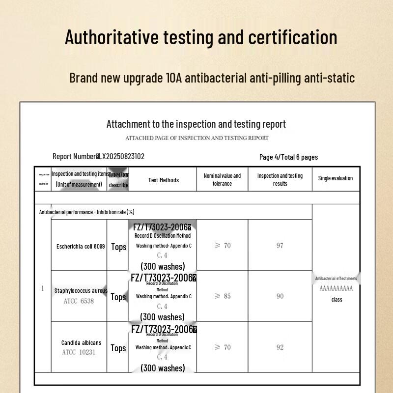 Yuzhaolin Men's 10A Antibacterial Thermal Underwear Set