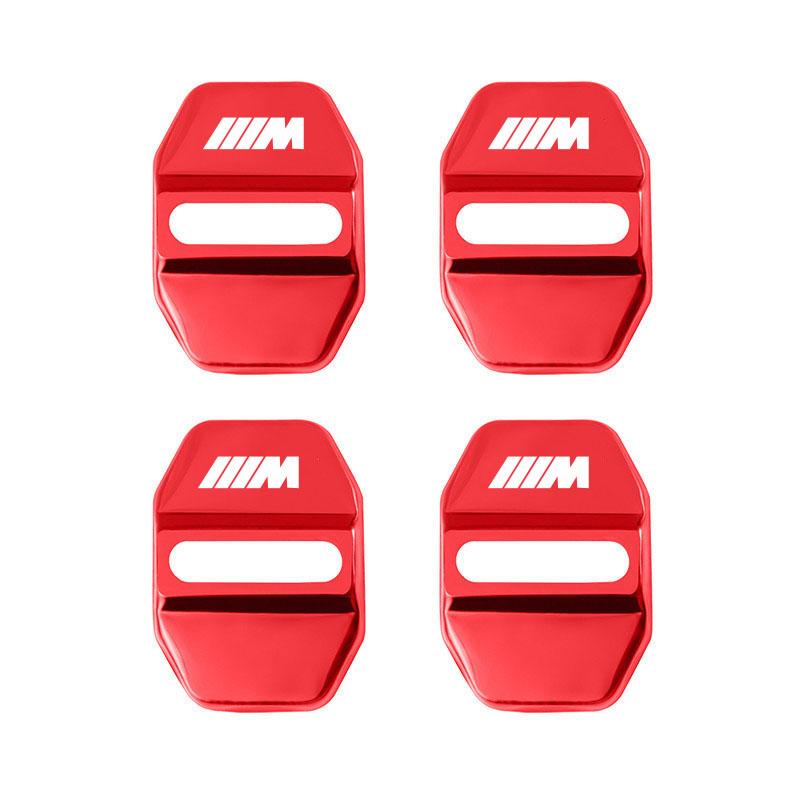 4Pcs Titanium Alloy Car Door Lock Protective Cover For BMW X3 X5 X4 X6 X7 X1 E46 E90 E60 F30 F10 E39 E36 F20 G20 G30 E92 E87 E91 VM4