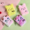 Cat Face Tiny Sketchbook Kawaii Notebook with Keychain Keyring Notepad Stationery Gift