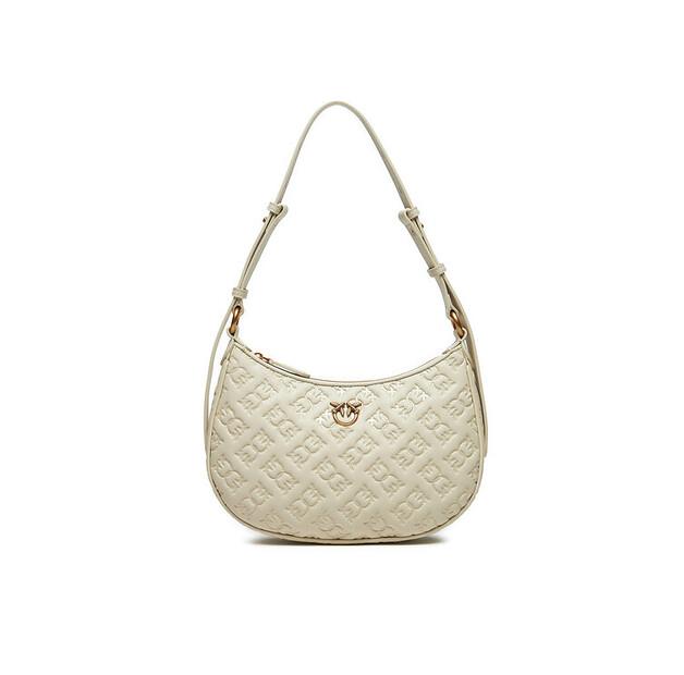 Сумка PINKO Half Moon Mini Fl AI 24-25 PLTT 102790 A1YB светло-бежевый