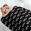 A24 Logo (White) Throw Blanket Soft Sherpa Fleece Warm Blanket for Winter
