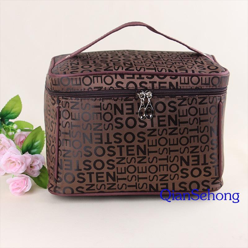New Folding Portable Large Capacity Portable Cosmetic Storage Box Wash Bag Makeup Bag