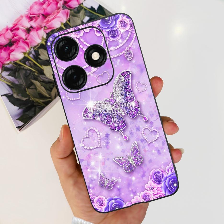 For Tecno Spark 20C Case BG7n BG7 Stylish Painted Cover Soft TPU Matte Phone Case For Tecno Spark 20 Pro Plus Spark20 20C Bumper