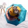 Minions Automatic Open/close Umbrella, Heavy-Duty Iron Frame, Folding Portable Design, Travel, Everyday Use 196
