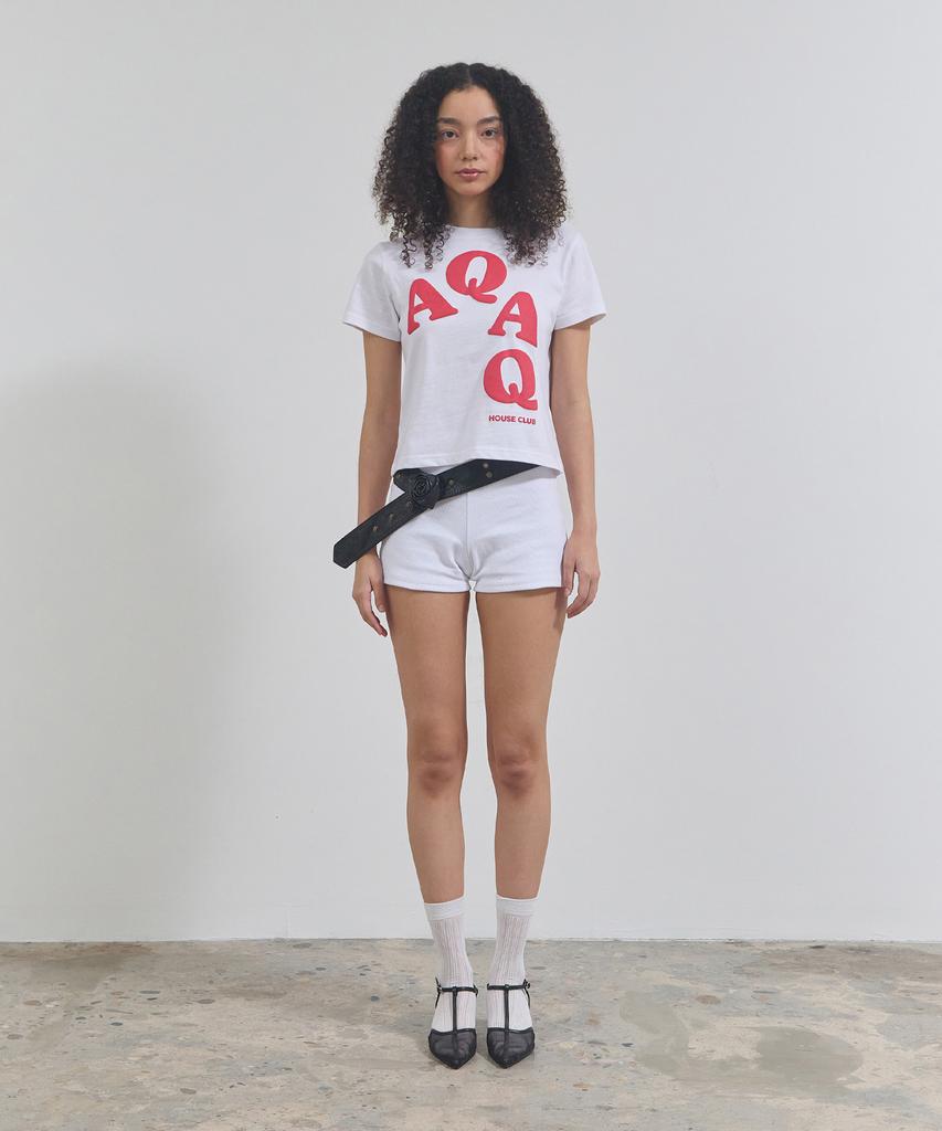 Eikyueikyuhauseukeulleob Puzzle Big Logo T-Shirt [White]