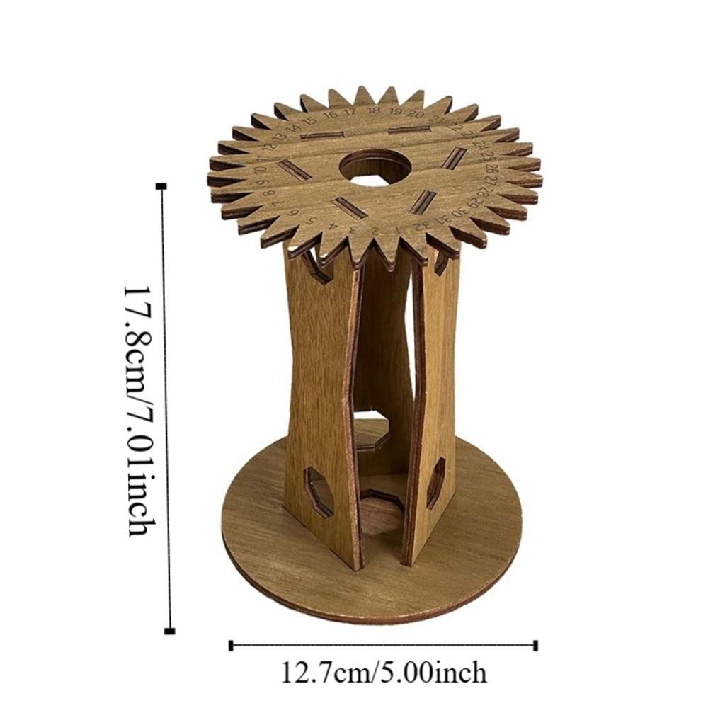 Weben Holz Flechtscheibe Schnur mit Holzgriffen Armband Strickscheibe Handgefertigt Gewebt DIY Handseil Flechtrahmen