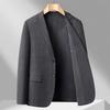 Men's Slim Fit Non-Iron Korean Style Plaid Blazer - Business Casual Spring Jacket